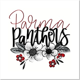 Parma Panthers Floral Posters and Art